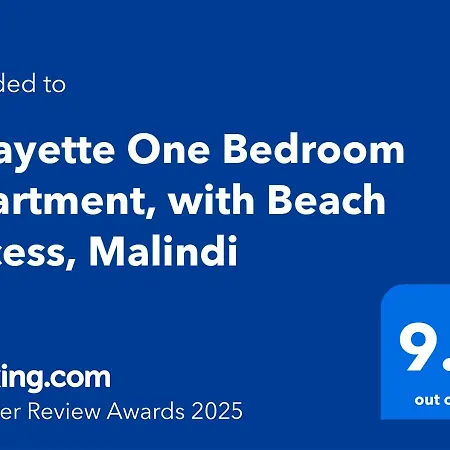Lafayette One Bedroom Apartment, With Beach Access, Malindi Exterior foto